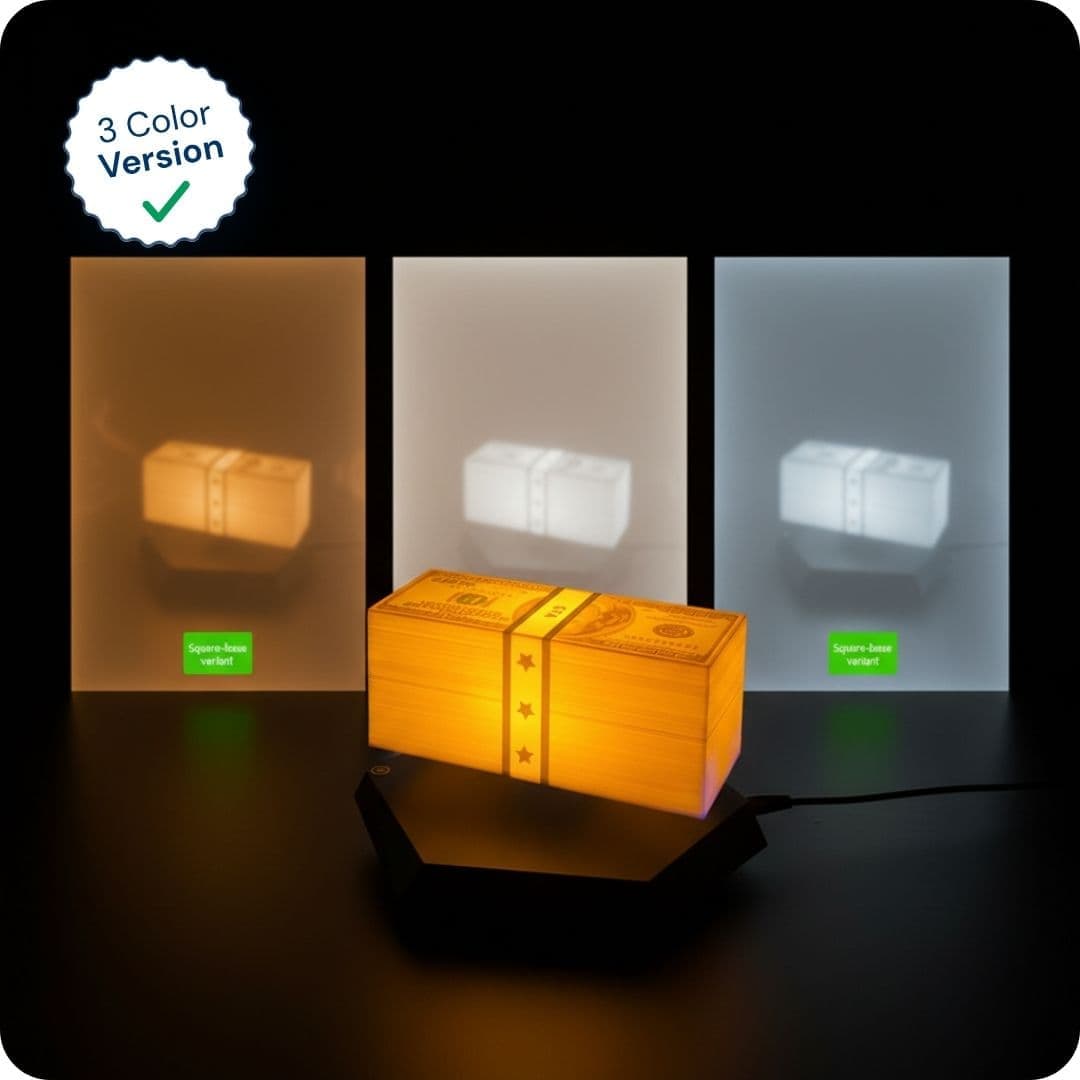 Floating Dollar Money Lamp